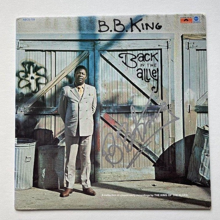 B.B. KING autographed "Back in the Alley"