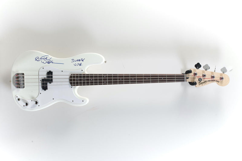 BRIAN WILSON autographed white P bass