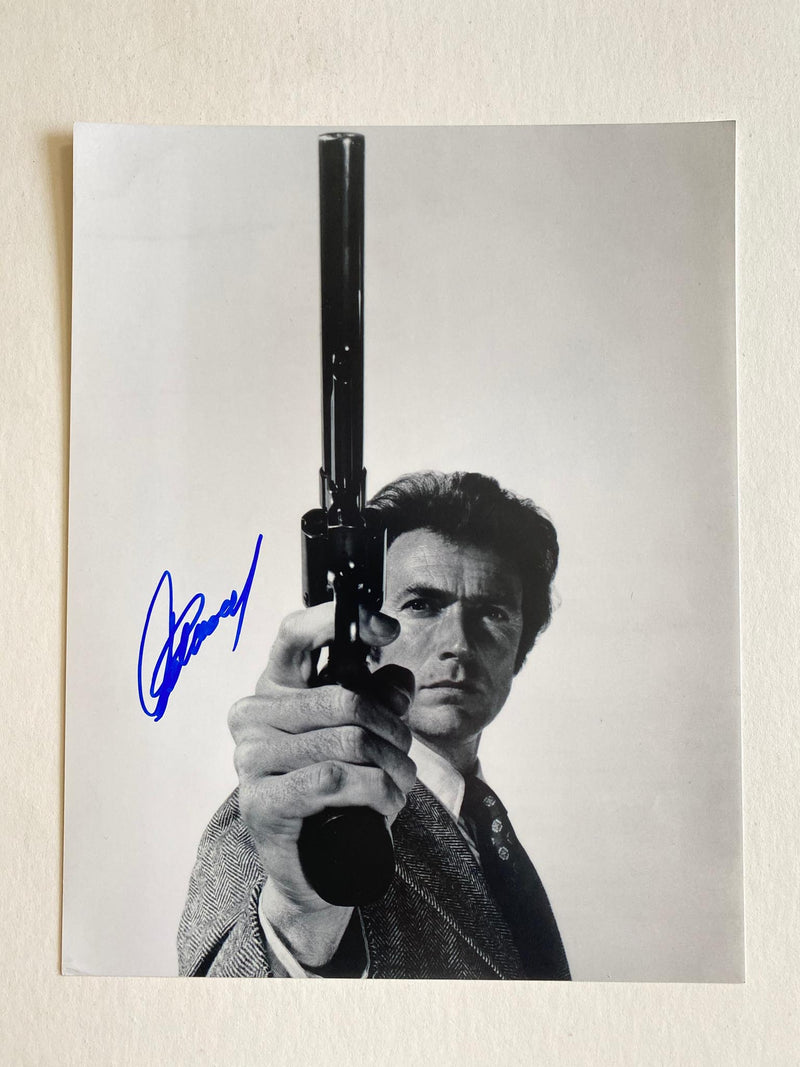 CLINT EASTWOOD autographed "Dirty Harry" 11X14 photo