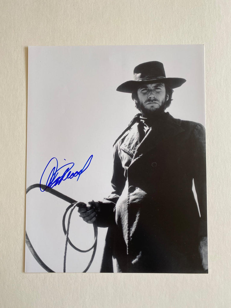 CLINT EASTWOOD autographed "The Good The Bad The Ugly" 11X14 photo