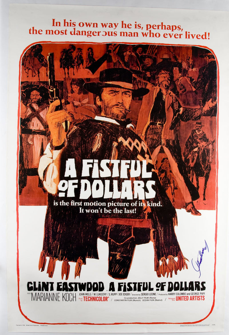 "A Fistful Of Dollars" autographed by CLINT EASTWOOD