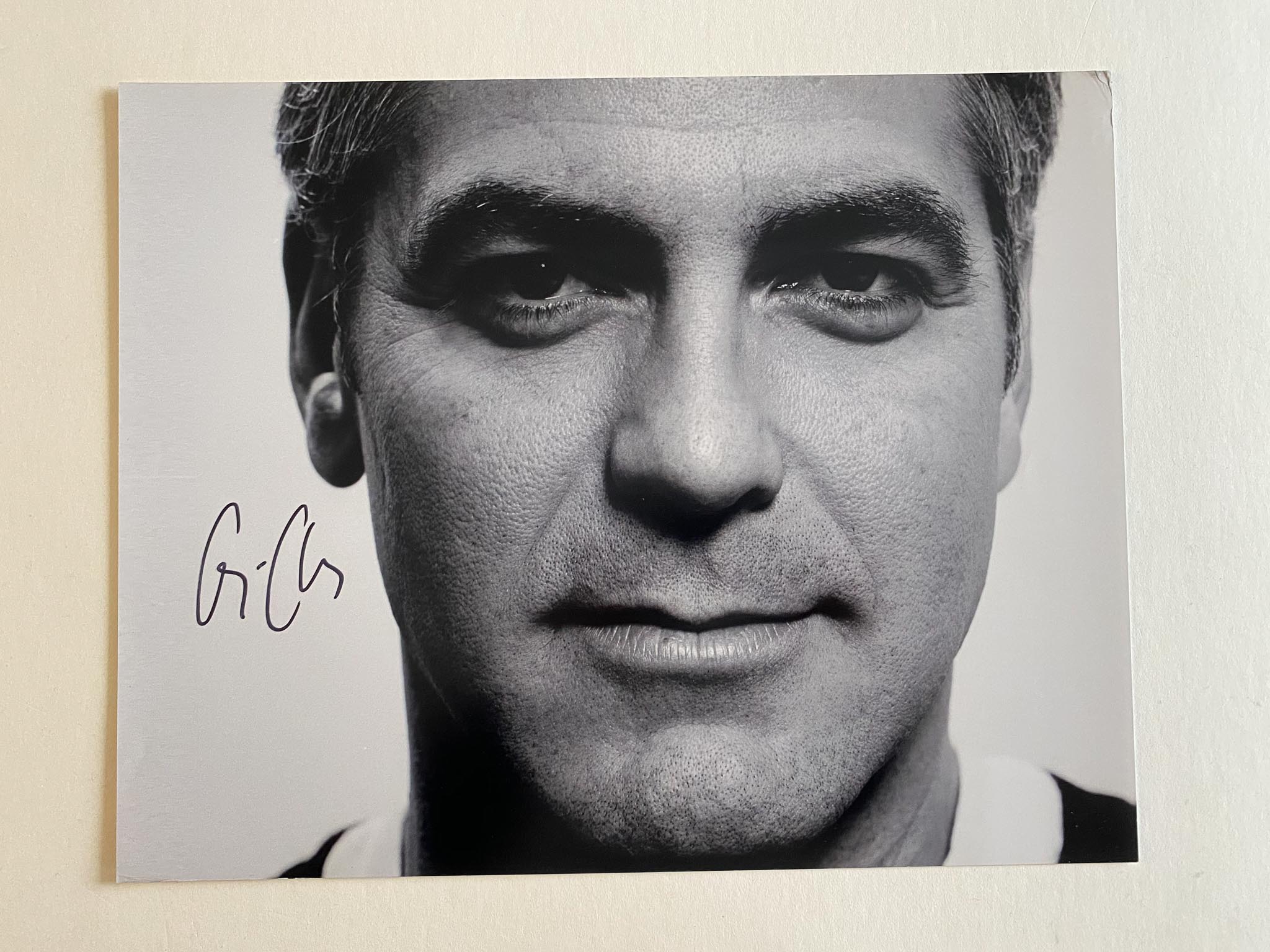 GEORGE CLOONEY autographed 11x14 photo – The Signature Library