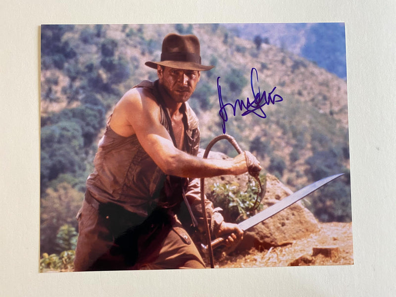 HARRISON FORD autographed "Indiana Jones" 11x14 photo