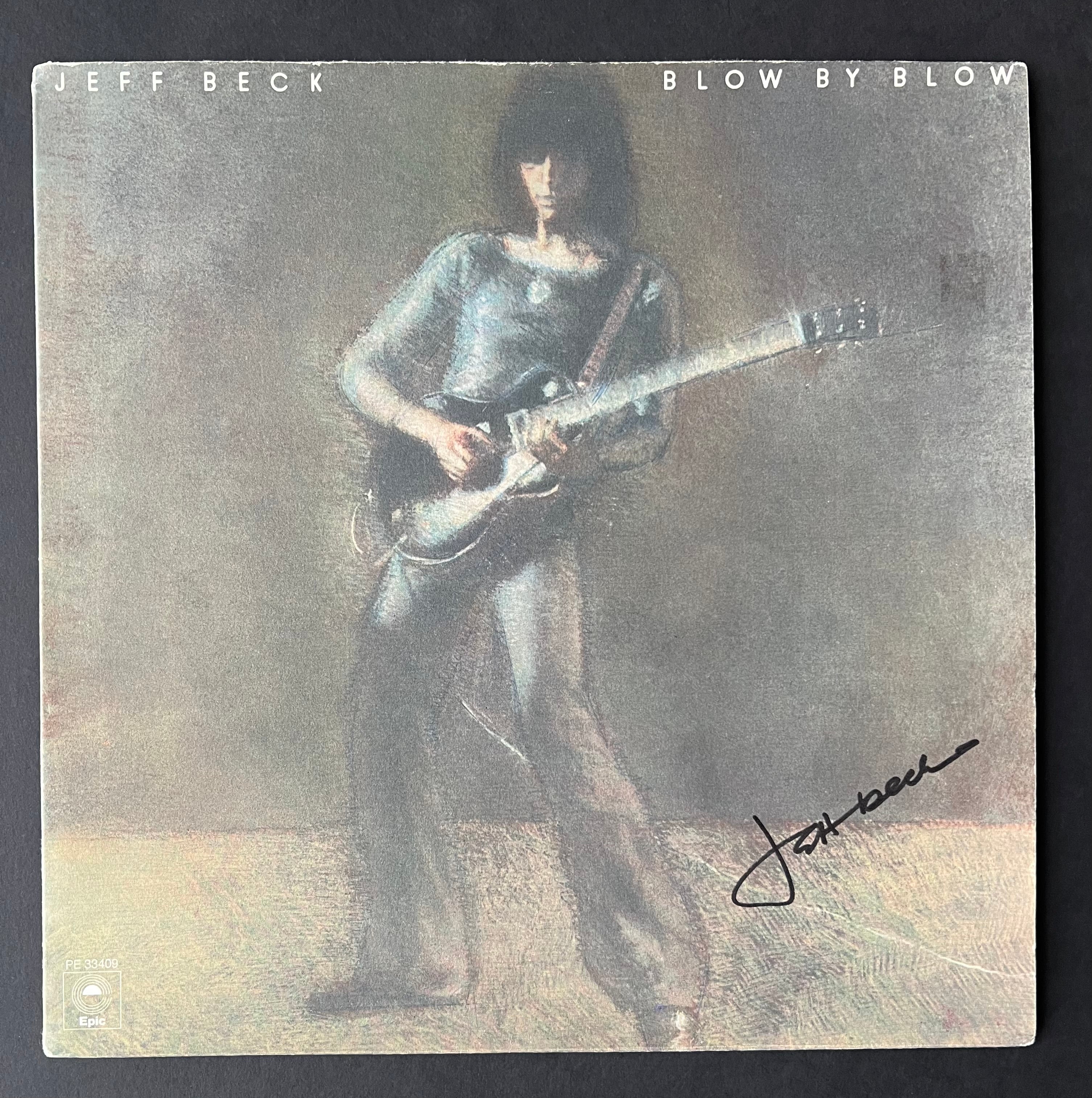 JEFF BECK autographed 