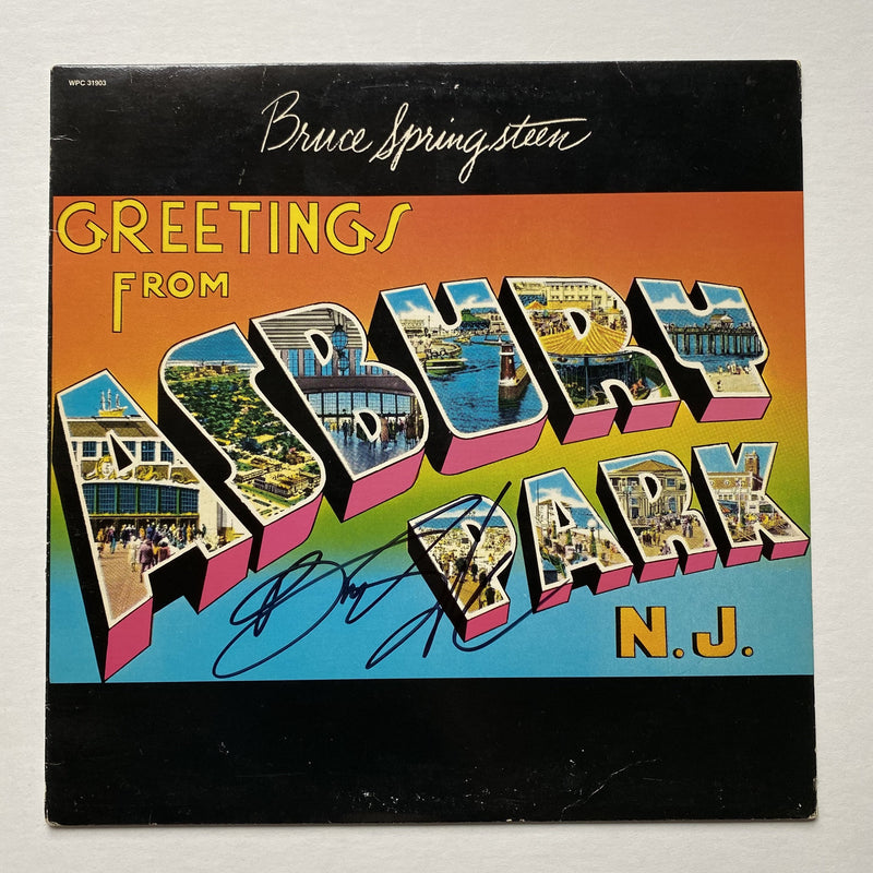BRUCE SPRINGSTEEN autographed "Greetings From Asbury Park"