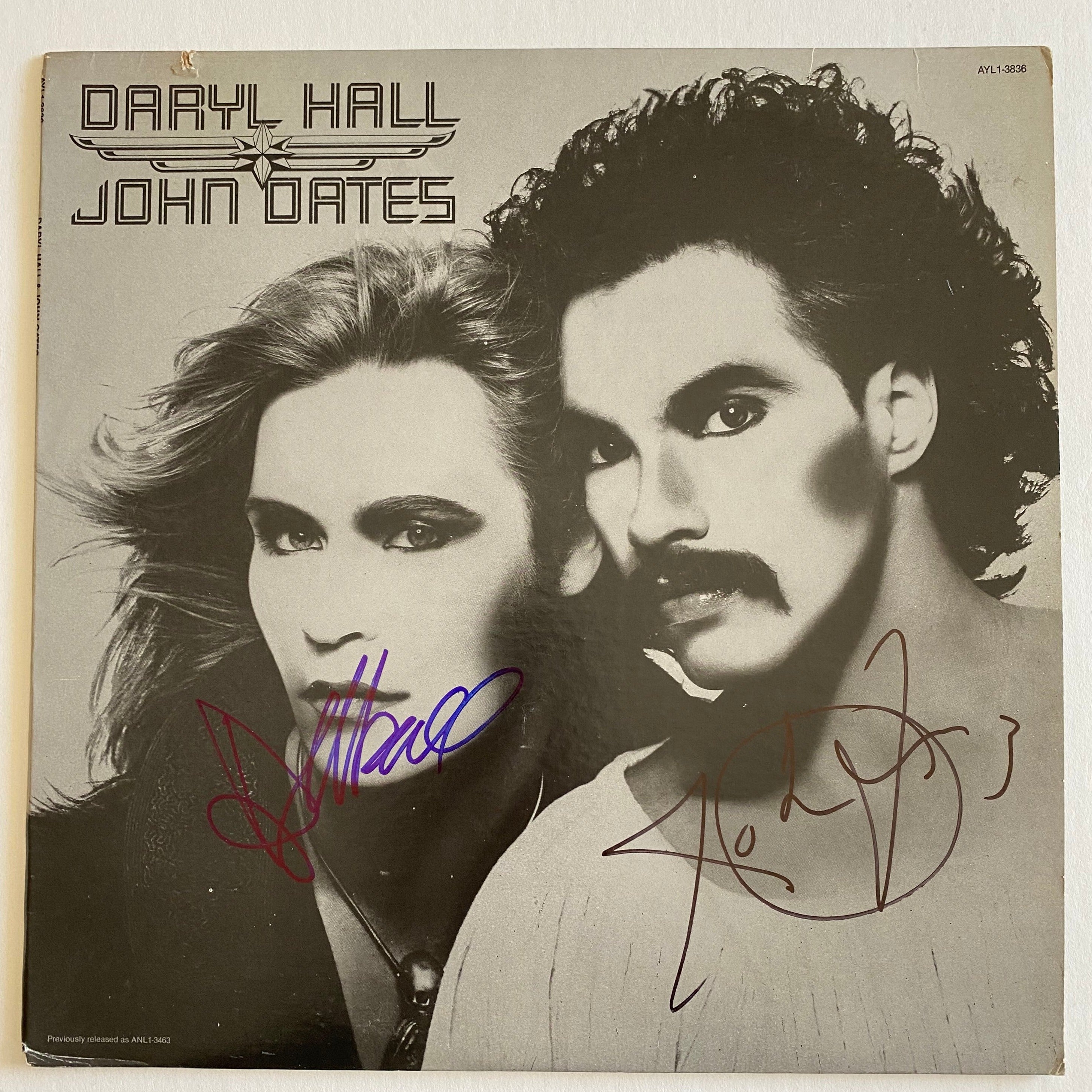DARYL HALL and JOHN OATES autographed self-titled album – The