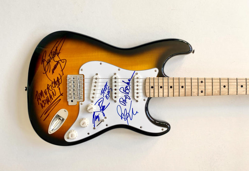 THE GUESS WHO autographed Sunburst Strat squire