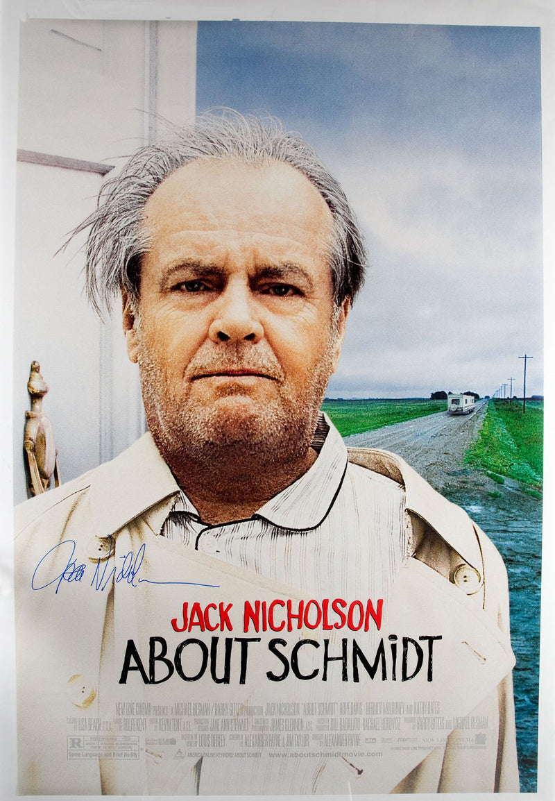 "About Schmidt" autographed by JACK NICHOLSON