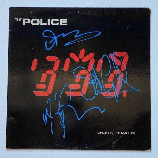 THE POLICE autographed 