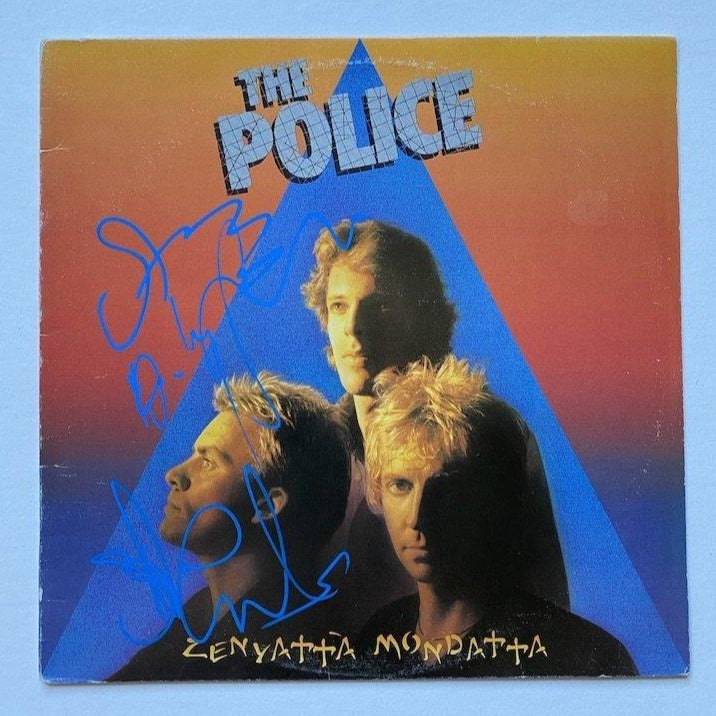 THE POLICE autographed "Zenyatta Mondatta"