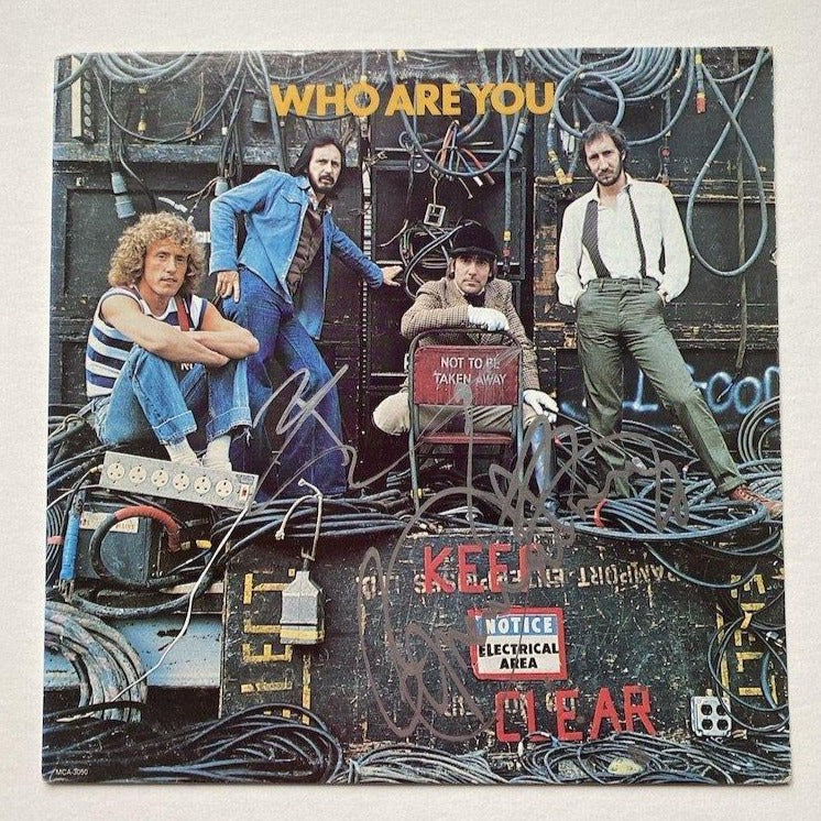 THE WHO / ROGER DALTREY and PETE TOWNSHEND autographed "Who Are You"