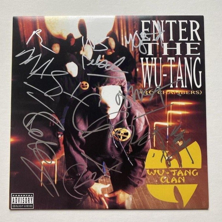 WU TANG CLAN autographed "Enter the Wu Tang (36 Chambers)"
