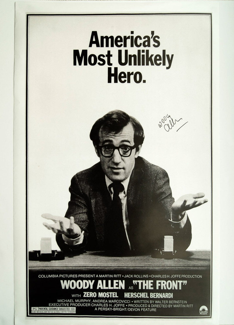 "The Front" autographed by WOODY ALLEN