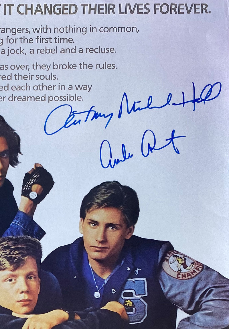 "The Breakfast Club" autographed by full CAST