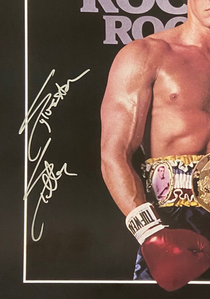 "ROCKY III" autographed by SYLVESTER STALLONE