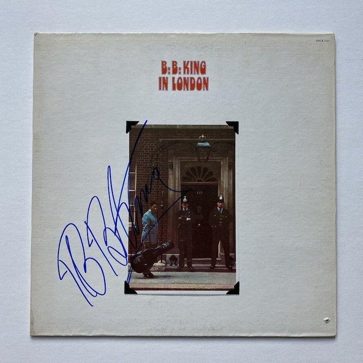B.B. KING autographed "In London"