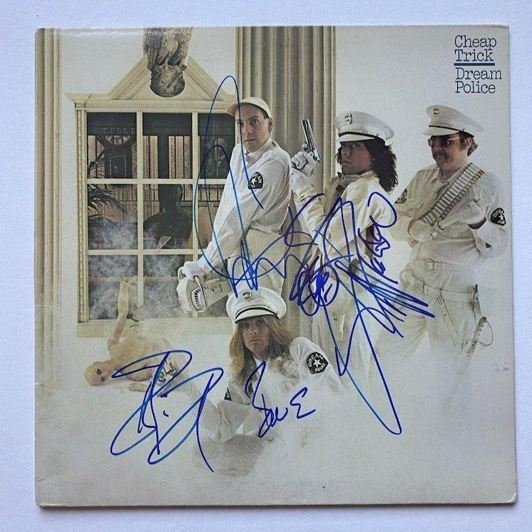 CHEAP TRICK autographed "Dream Police"