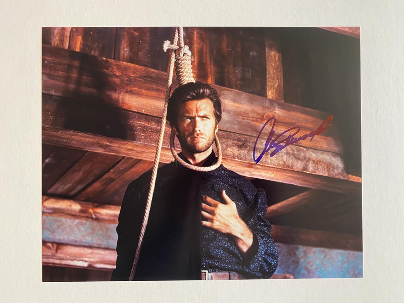 CLINT EASTWOOD autographed "The Good The Bad The Ugly" 11x14 photo
