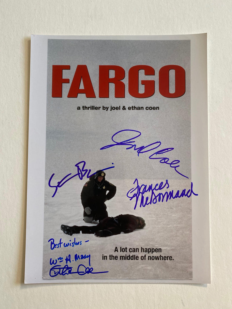 "FARGO" CAST autographed 8x12 photo