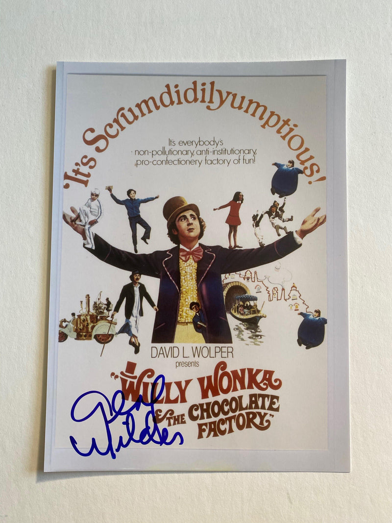 GENE WILDER autographed "Willy Wonka" 8x10 photo