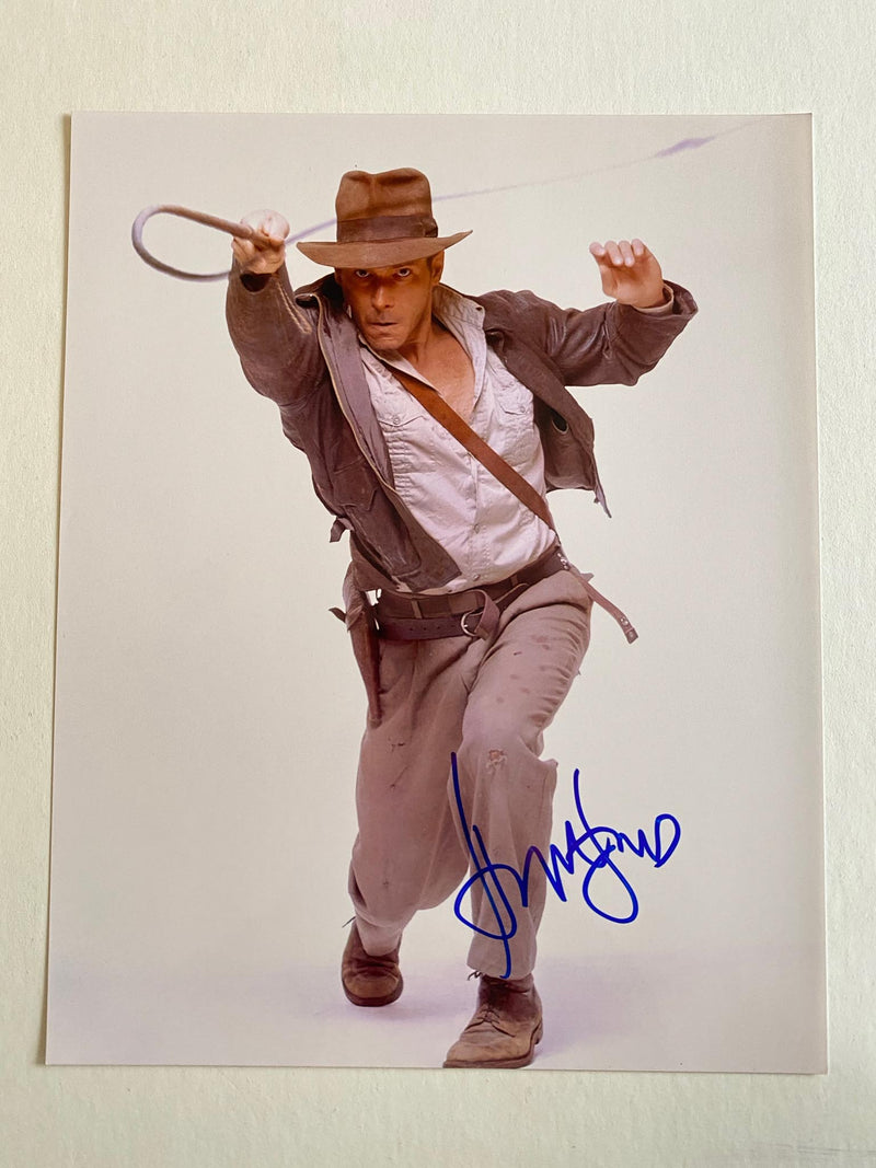 HARRISON FORD autographed "Indiana Jones Whip" 11x14 photo