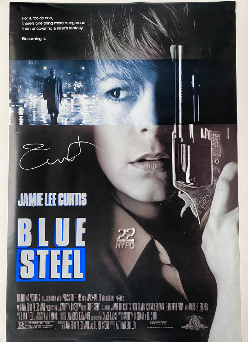 "Blue Steel" autographed by JAMIE LEE CURTIS