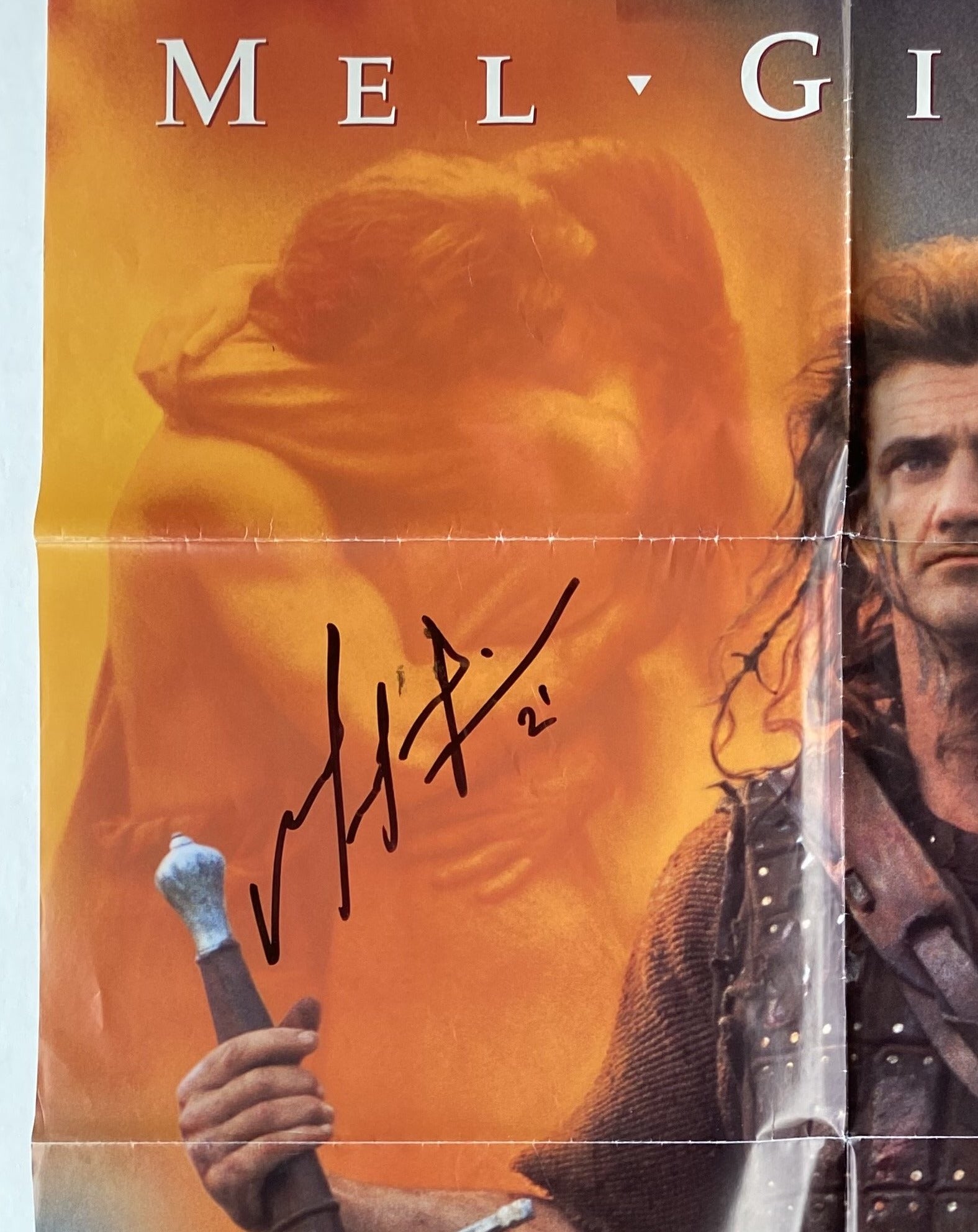 Young Mel Gibson Autographed Art Print by Pd - Fine Art America