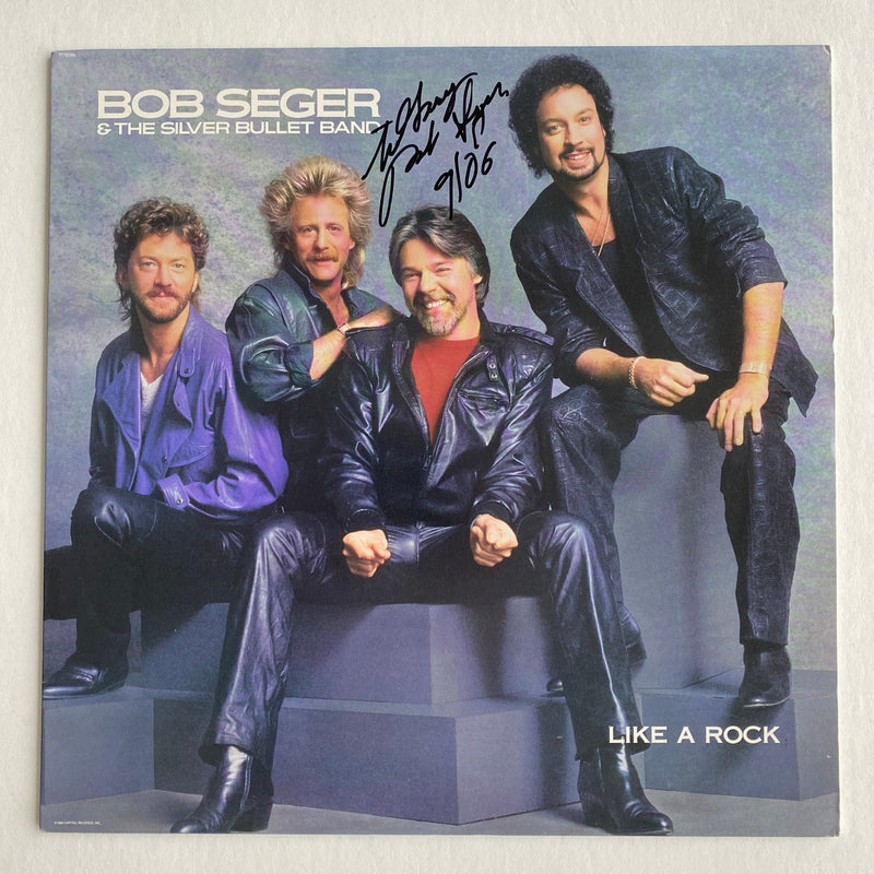 BOB SEGER autographed "Like A Rock" album
