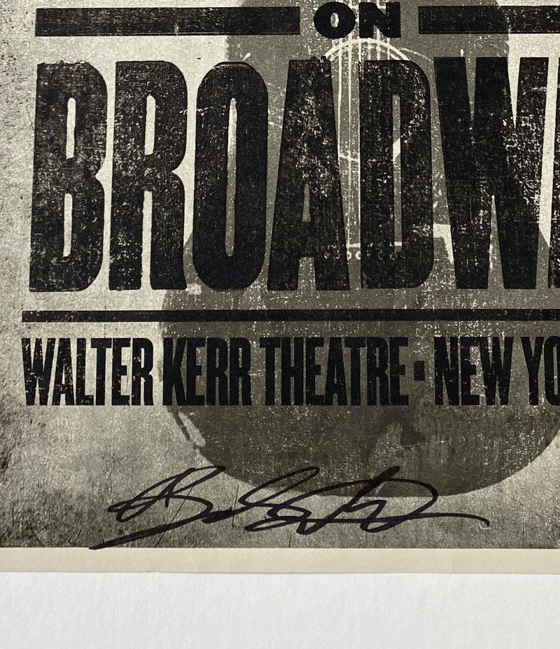 BRUCE SPRINGSTEEN autographed " On Broadway" poster