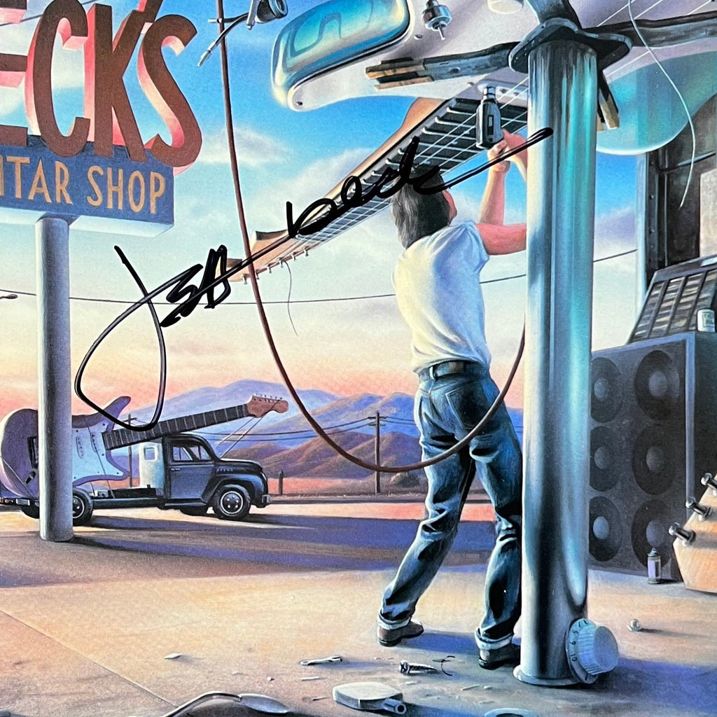 JEFF BECK autographed "Jeff Beck's Guitar Shop" album