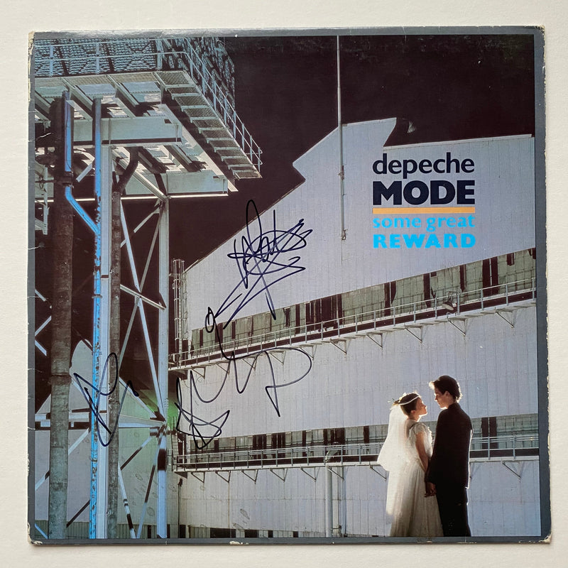 DEPECHE MODE autographed "Some Great Reward" album