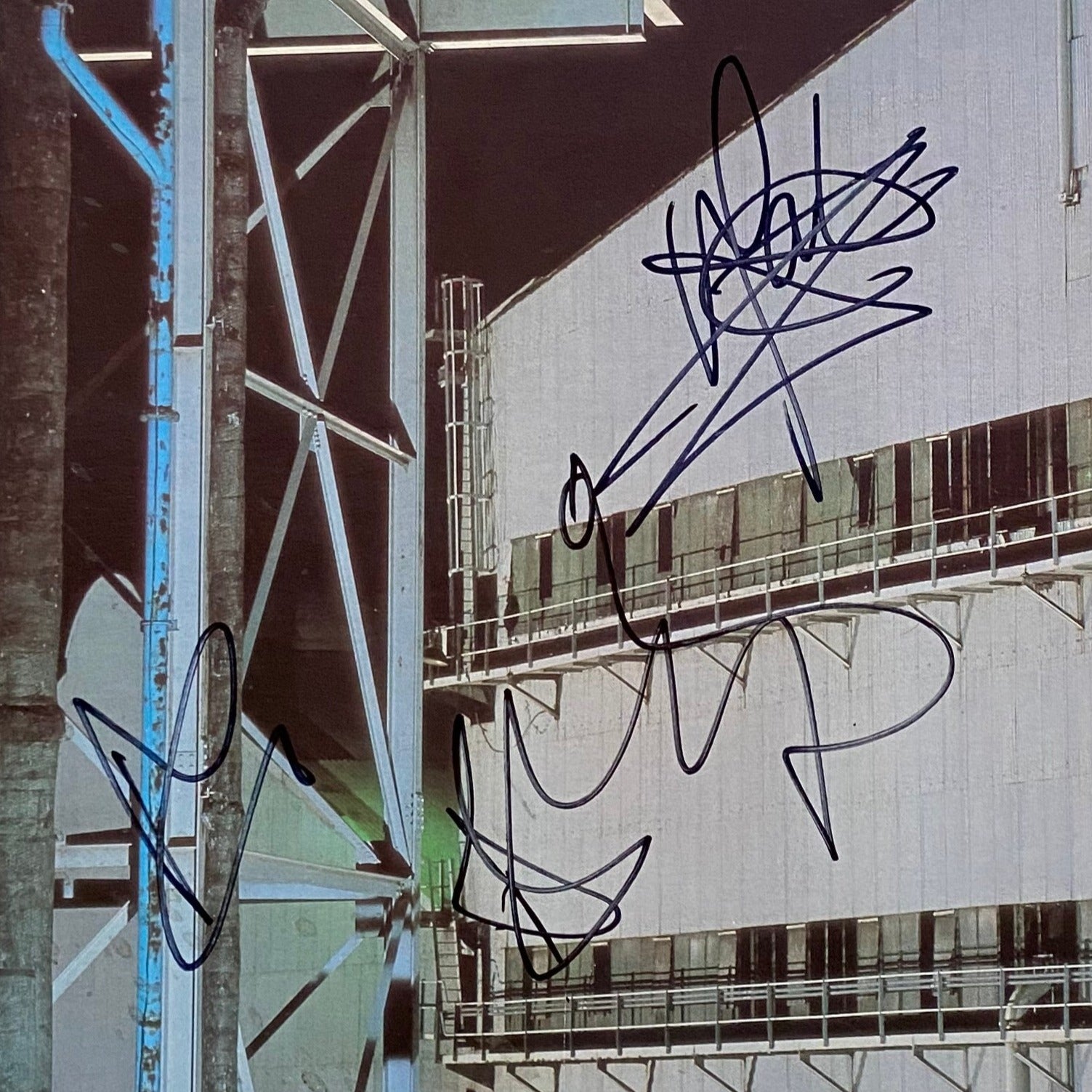 Depeche Mode Extreme Rare Signed Photo All 4 Members Autographs
