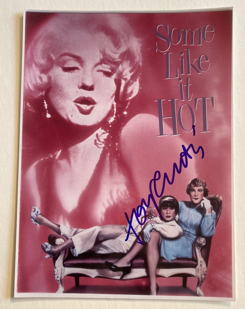 TONY CURTIS autographed "Some Like It Hot" 8x11 photo