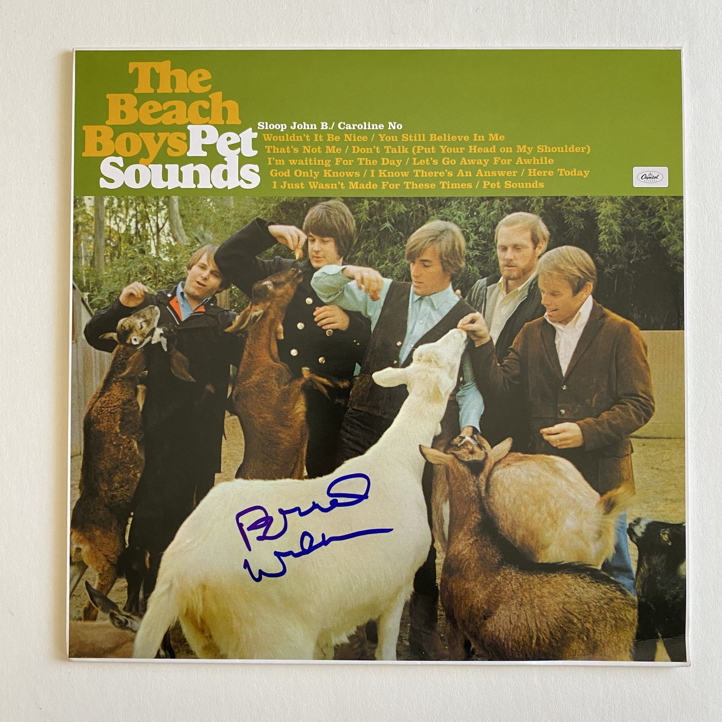 BEACH BOYS Pet Sounds Autographed By BRIAN WILSON The Signature Library beach-boys-pet-sounds-autographed-by-brian-wilson-the-signature-library