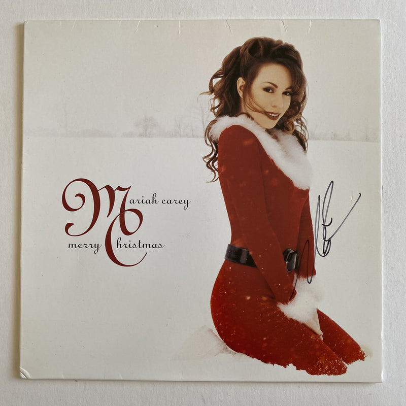 MARIAH CAREY autographed "Merry Christmas"