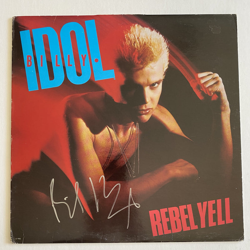 BILLY IDOL autographed "Rebel Yell"