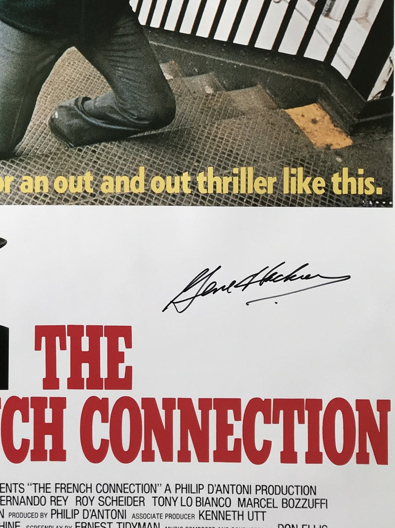 "The French Connection" autographed by GENE HACKMAN