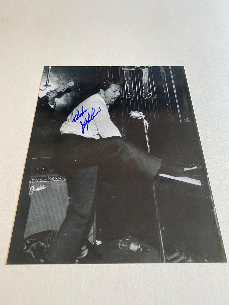 JERRY LEE LEWIS autographed 11x14 photo