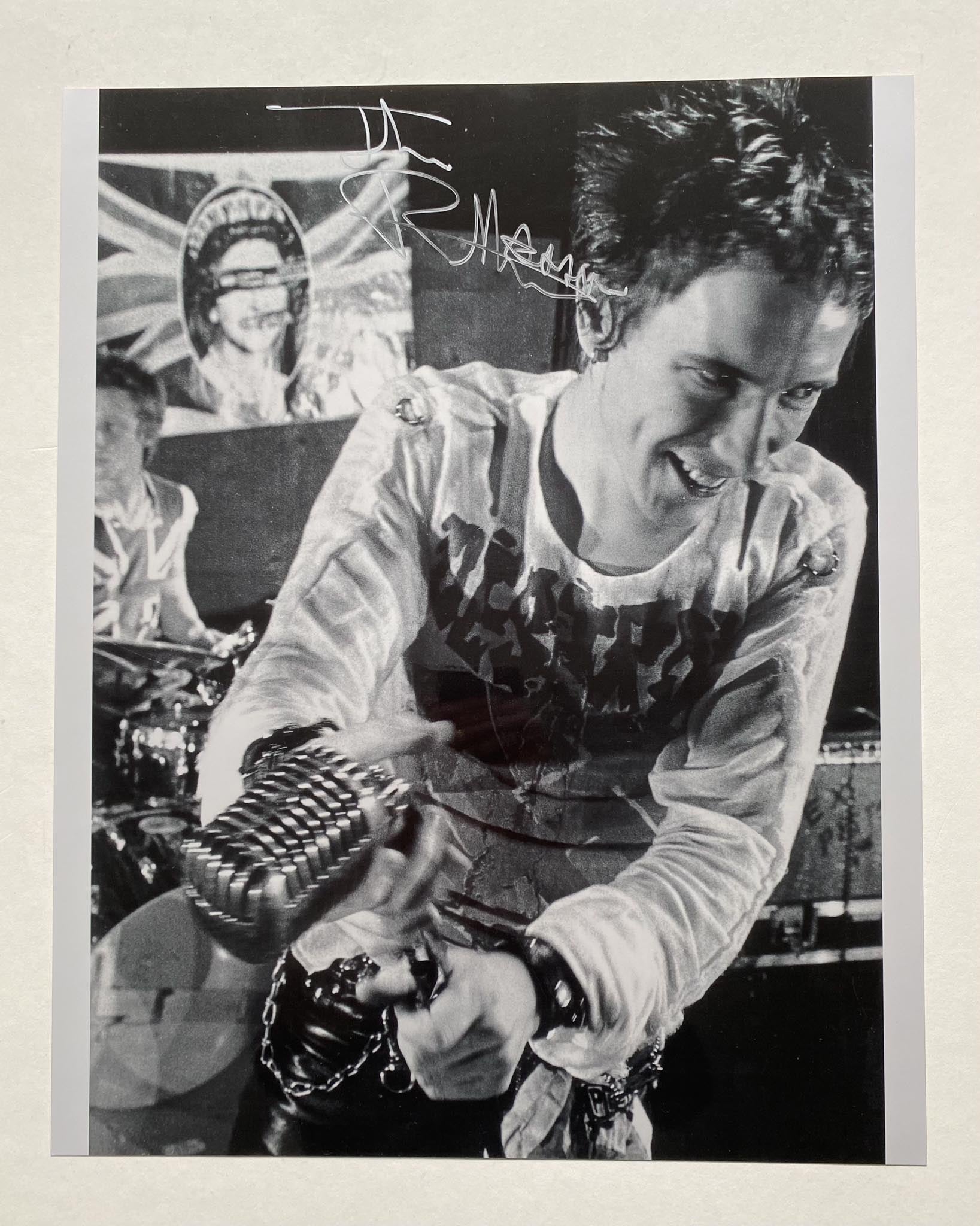 JOHNNY ROTTEN (Sex Pistols) autographed 16x20 photo – The Signature Library