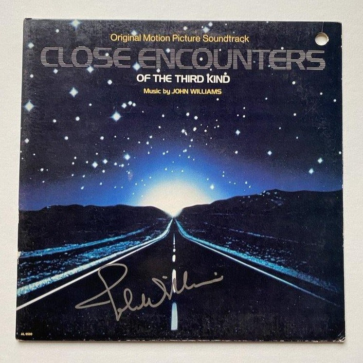 JOHN WILLIAMS autographed "Close Encounters of the Third Kind" soundtrack