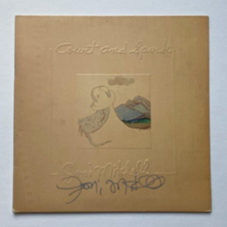 JONI MITCHELL autographed "Court and Spark"