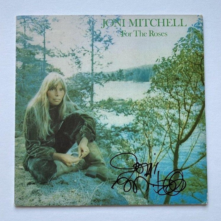 JONI MITCHELL autographed "For The Roses"