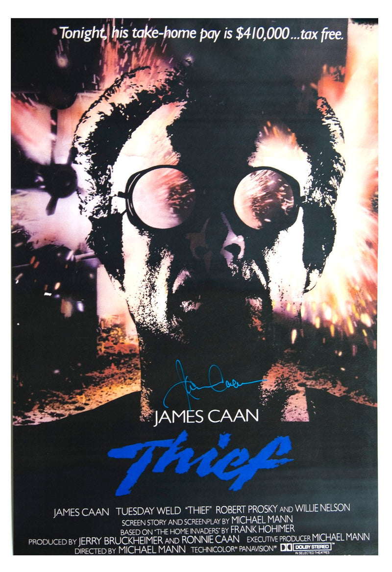 "Thief" autographed by JAMES CAAN