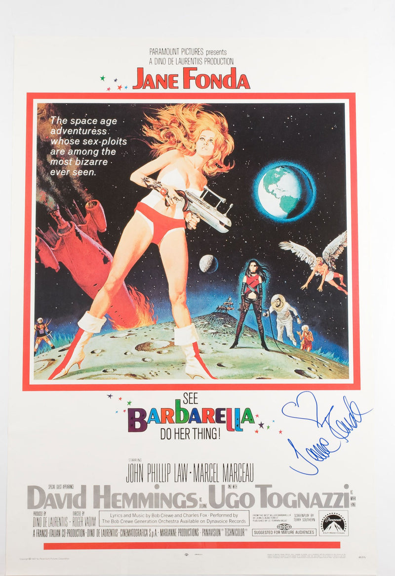 "Barbarella" autographed by JANE FONDA