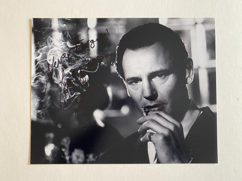 LIAM NEESON autographed "Schindler's List" 11x14 photo
