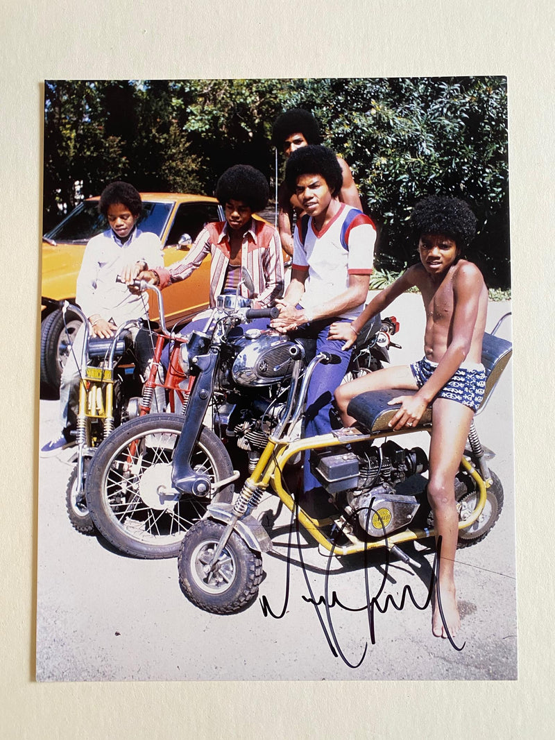 MICHAEL JACKSON autographed "Jackson 5" 11x14 photo