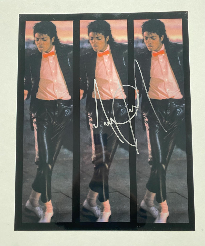 MICHAEL JACKSON autographed "Billie Jean" 16x20 photo