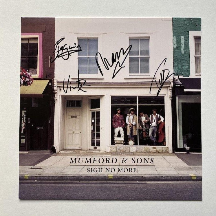 MUMFORD and SONS autographed "Sigh No More"