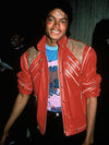 MICHAEL JACKSON autographed "Beat It" replica red leather jacket