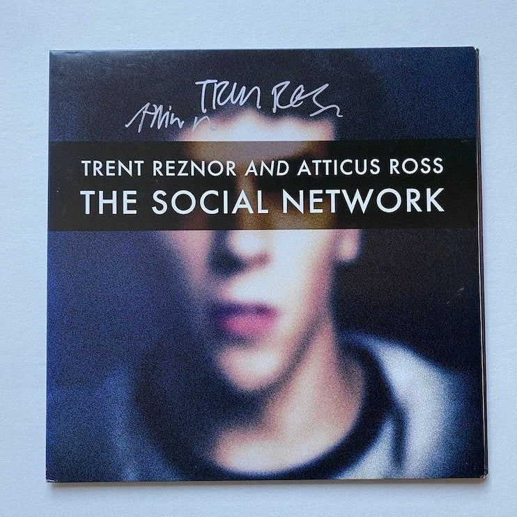 TRENT REZNOR and ATTICUS ROSS autographed "The Social Network" soundtrack